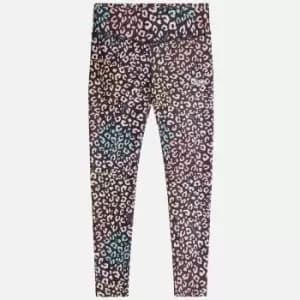 Guess Girls Leopard-Print Stretch-Jersey Leggings - 12 Years