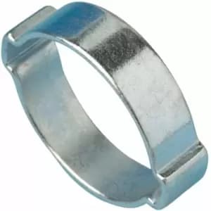 Jubilee O Clip 2-ear Mild Steel 7-9mm x50 - Silver