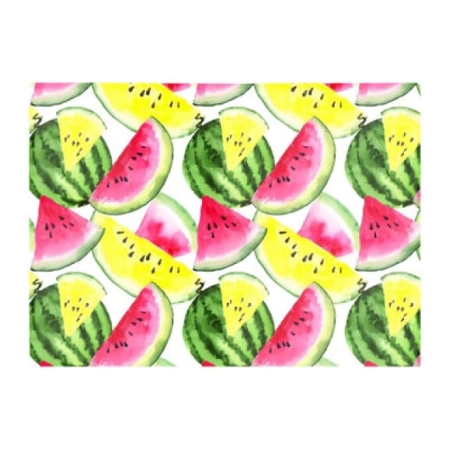 Warren Reed Designer Colourful Melon Pattern Glass Chopping Board