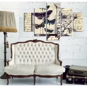 ST092 Multicolor Decorative MDF Painting (5 Pieces)