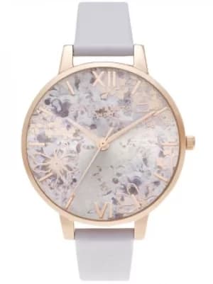 Olivia Burton Ladies Abstract Flower Strap Watch OB16VM45