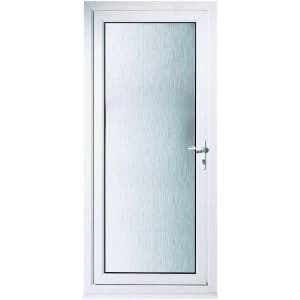 Wickes Humber Pre-hung Upvc Door 2085 x 840mm Left Hand Hung