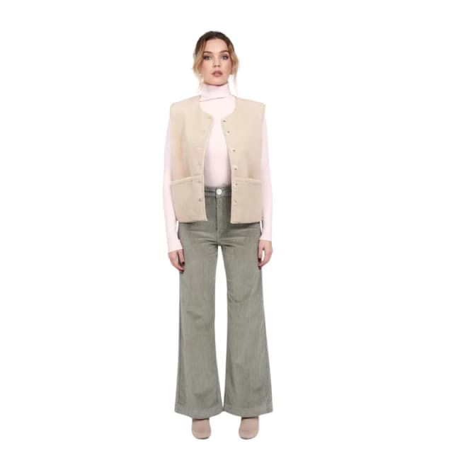 F.A.M. Paris Womens jeans F.A.M. Paris Fauve Vert Female L