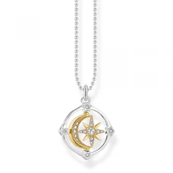 Thomas Sabo Sterling Silver Movable Moon & Star Pendant