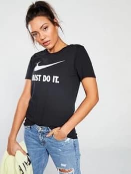 Nike Sportswear JDI Tee Black Size L Women