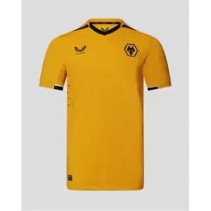 Castore Wolves Home Authentic Shirt 2022/2023 Mens - Gold