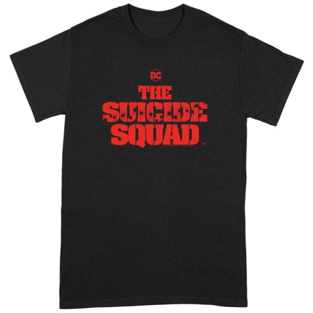 Suicide Squad Mens Logo T-Shirt in Black Size: Small Black Male S