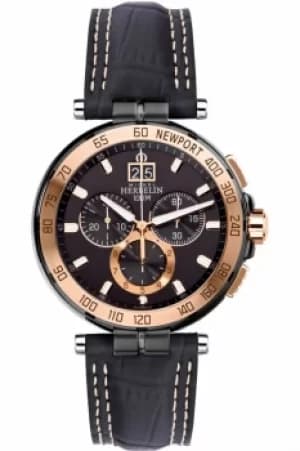 Mens Michel Herbelin Newport Chronograph Watch 36656/TR14