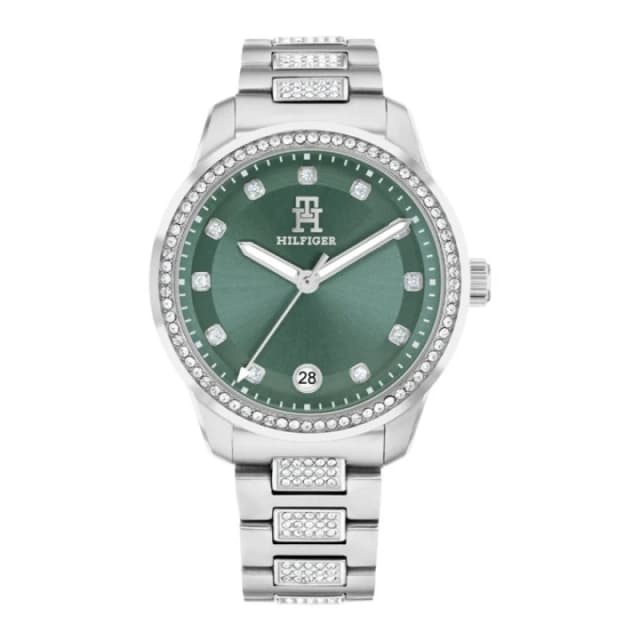 Tommy Hilfiger 1782759 TH85 Crystal (36mm) Green Dial / Watch