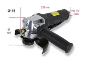 Beta Tools 1936/4A Compact Air Angle Grinder Disc: 115mm 11000rpm 660W 019360024