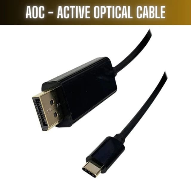 FDL 10M USB TYPE C TO DISPLAYPORT CABLE (M-M) - AOC