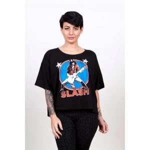 Slash - Stars Womens Large T-Shirt - Black
