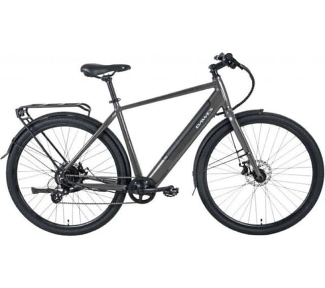 Dawes Dawes Scenic Crossbar Electric Hybrid Bike Electric Hybrid Bikes Medium Grey 70797002390