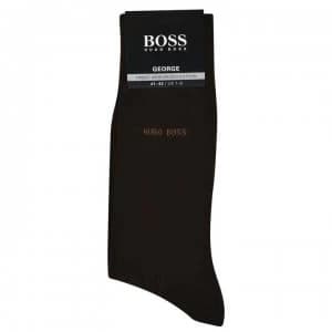 Hugo Boss George Cotton Socks Dark Brown