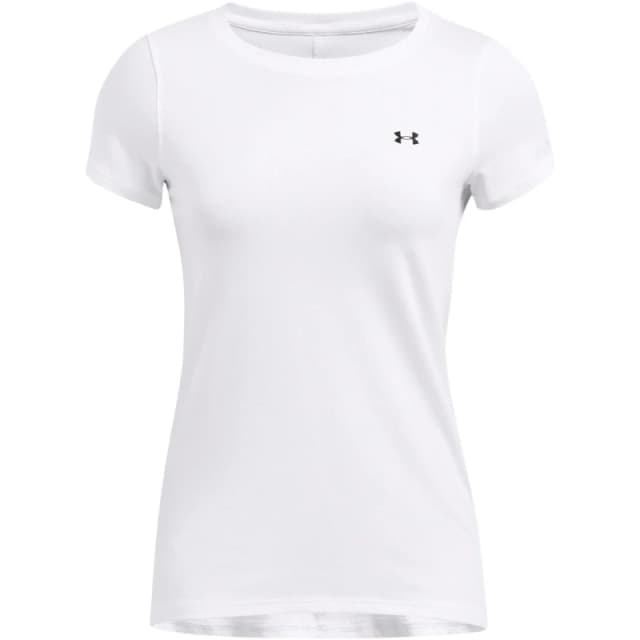 Under Armour HeatGear Short Sleeve Tee Womens White female 8 (XS)