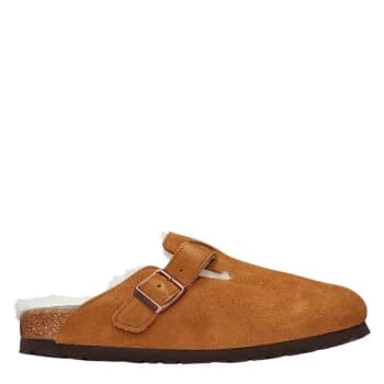 Birkenstock Boston Backless Shearling (W) - MINK