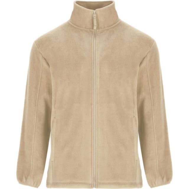ROLY ROLY Men Artic Full Zip Fleece Jacket in Light Sand Size: Small Light Sand S Male 5063574398404