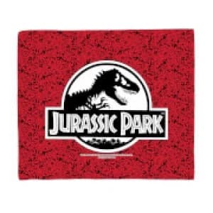 Jurassic Park Logo Fleece Blanket