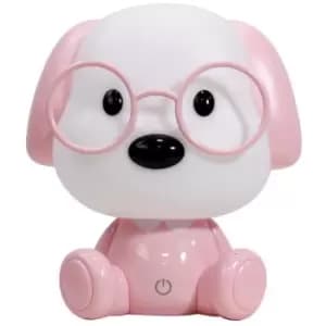 Onli Toby Integrated LED Childrens Table Lamp, Pink