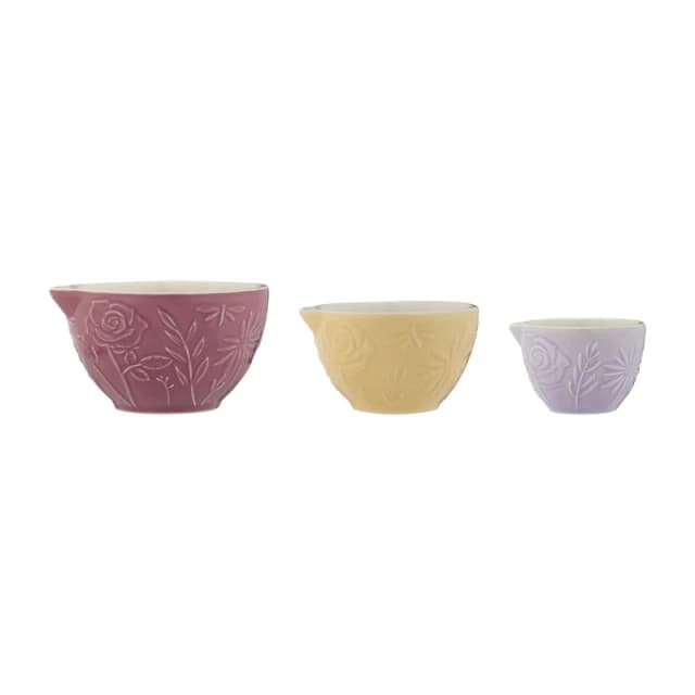 Mason Cash 3 Piece In The Meadow Measuring Cups Multi-Coloured ONE SIZE