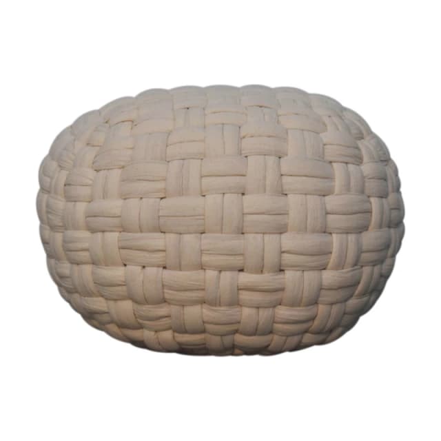Artisan Furniture Artisan Furniture White Tube Pouffe