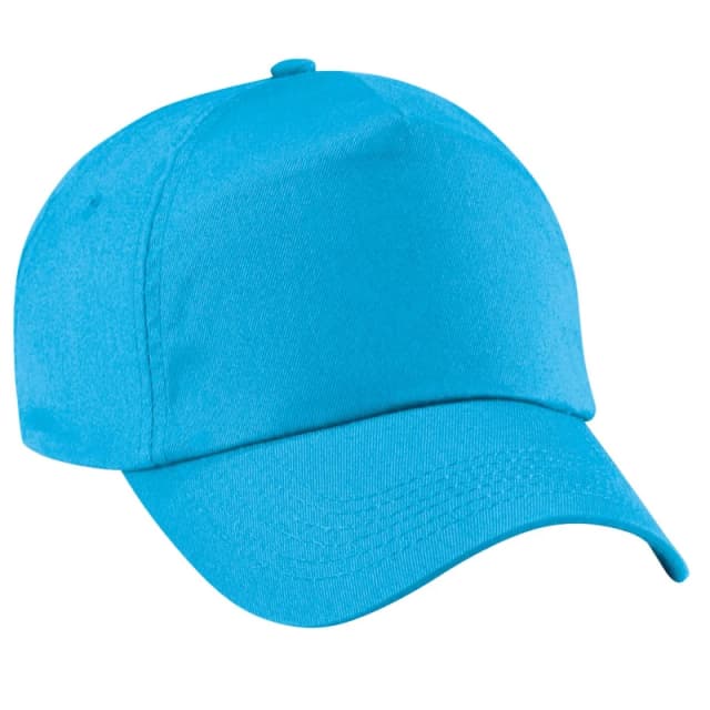 Beechfield Beechfield Men Plain Original 5 Panel Baseball Cap in Baby Blue Baby Blue One Size Male 5055747802160