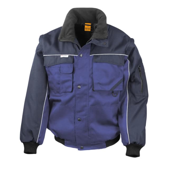Result Result Men Heavy Duty Jacket in Mid Blue Size: Small Mid Blue S Male 5063470841158