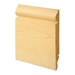 Wickes Dual Purpose TorusOgee Pine Skirting 19 x 167 x 2400mm