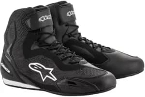 Alpinestars Faster 3 Rideknit Motorcycle Shoes, black, Size 39, black, Size 39