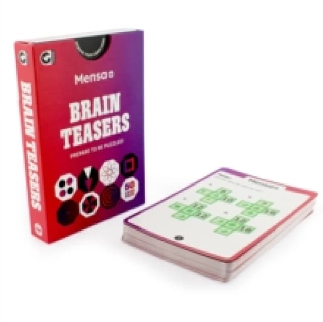 Mensa- Brain Teasers Card Game