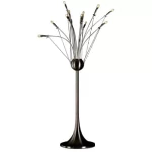 Quaffle Table Lamp Satin Nickel