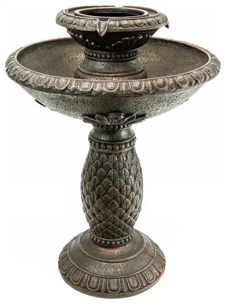 Streetwize Garden Streetwize Garden Solar Imperial Bird Bath Fountain With Bat