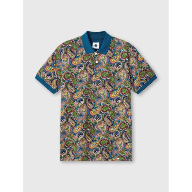 Pretty Green Mens Short-Sleeve Polo Shirt Multi male Small