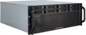 Inter-Tech 4U-4408 Rack Black, Silver