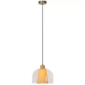Lucide Gunhild Classic Pendant light - Ø24cm - 1xE27 - Transparant