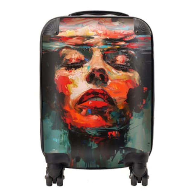Warren Reed Designer Tranquil Immersion Suitcase - Small