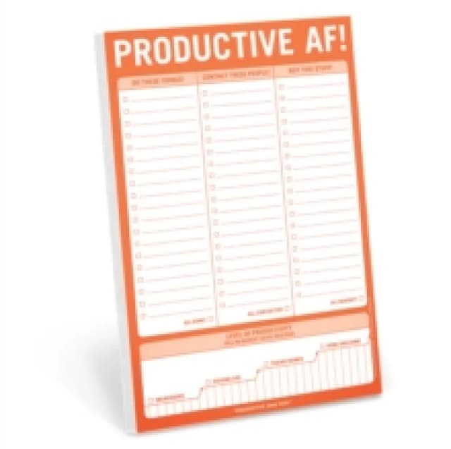 Knock Knock Productive AF! Pad Other printed item