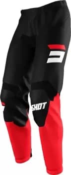 Shot Raw Burst Motocross Pants, black-red, Size 40, black-red, Size 40