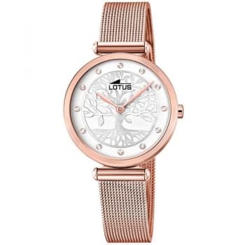 Lotus White and Rose Ladies Watch - L18710/1