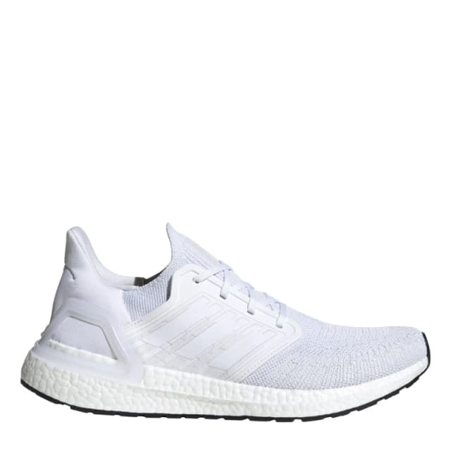 Adidas Ultraboost 20 Mens Running Shoes Road Boys Wht/Blk male 4 (36.5)