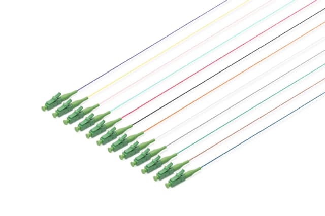 Digitus colored pigtails. LC/APC OS2 09/125 µ. Simplex