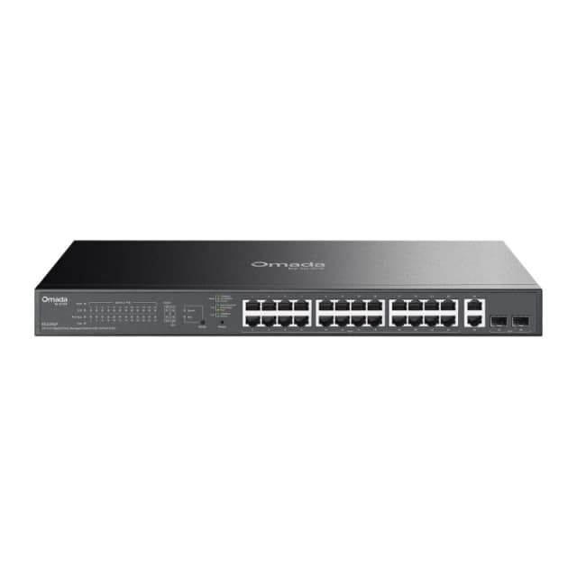 TP Link OMADA ES228GP network switch Managed L2 Gigabit Ethernet (10/100/1000) Power over Ethernet (PoE) Black ES228GP