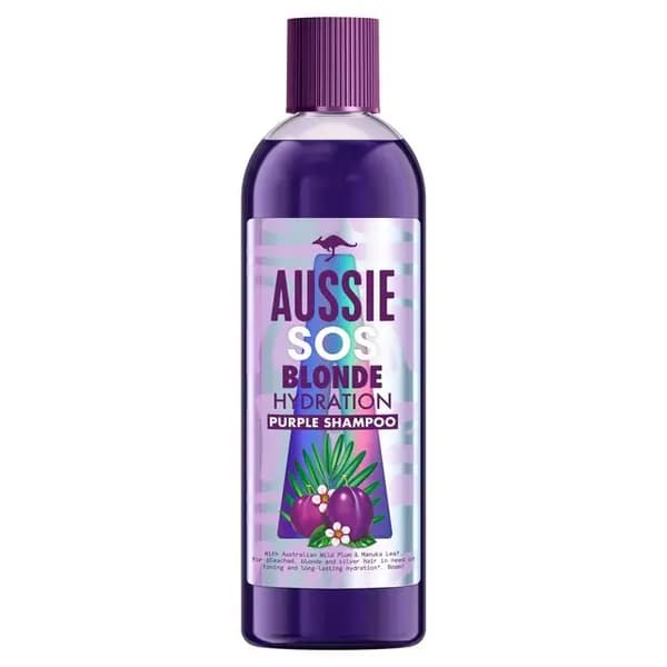 Aussie SOS Blonde Hydration Purple Shampoo 290ml