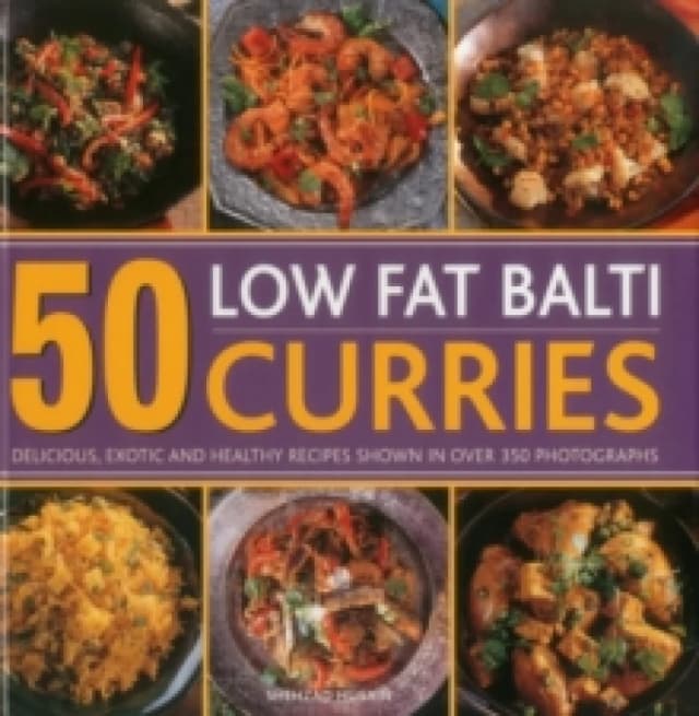 50 Low Fat Balti Curries. Hardback. By Shehzad Husain Books