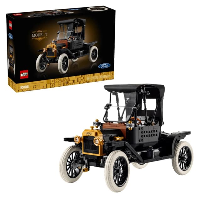 LEGO Icons Ford Model T Retro Car Kit for Adults 11376 Lego One Size Multi 92059699000