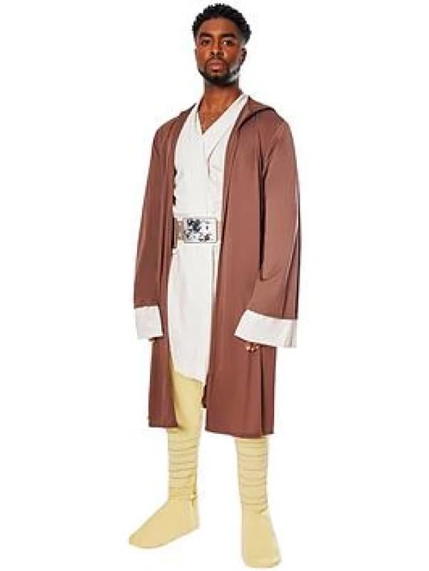 Official Rubies R820949STD Mens Jedi Hooded Robe Standard Adult Costumes Star Wars