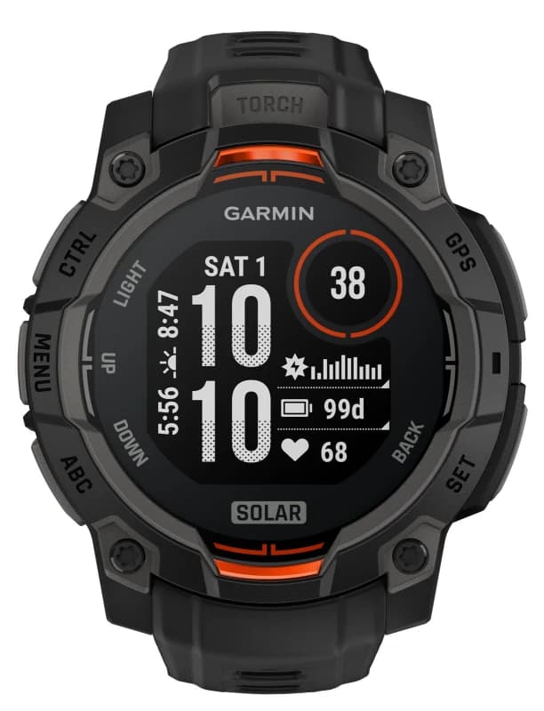 Garmin Instinct 3 Solar 2.29cm (0.9") MIP 45mm Digital 176 x 17