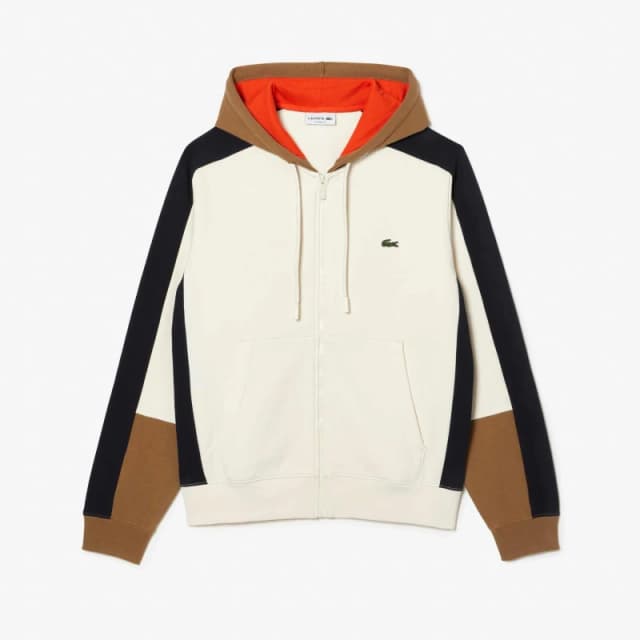 Lacoste Lacoste Colour Block Sweatshirt - Beige Beige XS