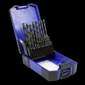 Drill Bit Set 19pc HSS Tri-Point