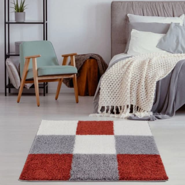 The Rugs Myshaggy Collection Rugs Geometric Design 381 Terra